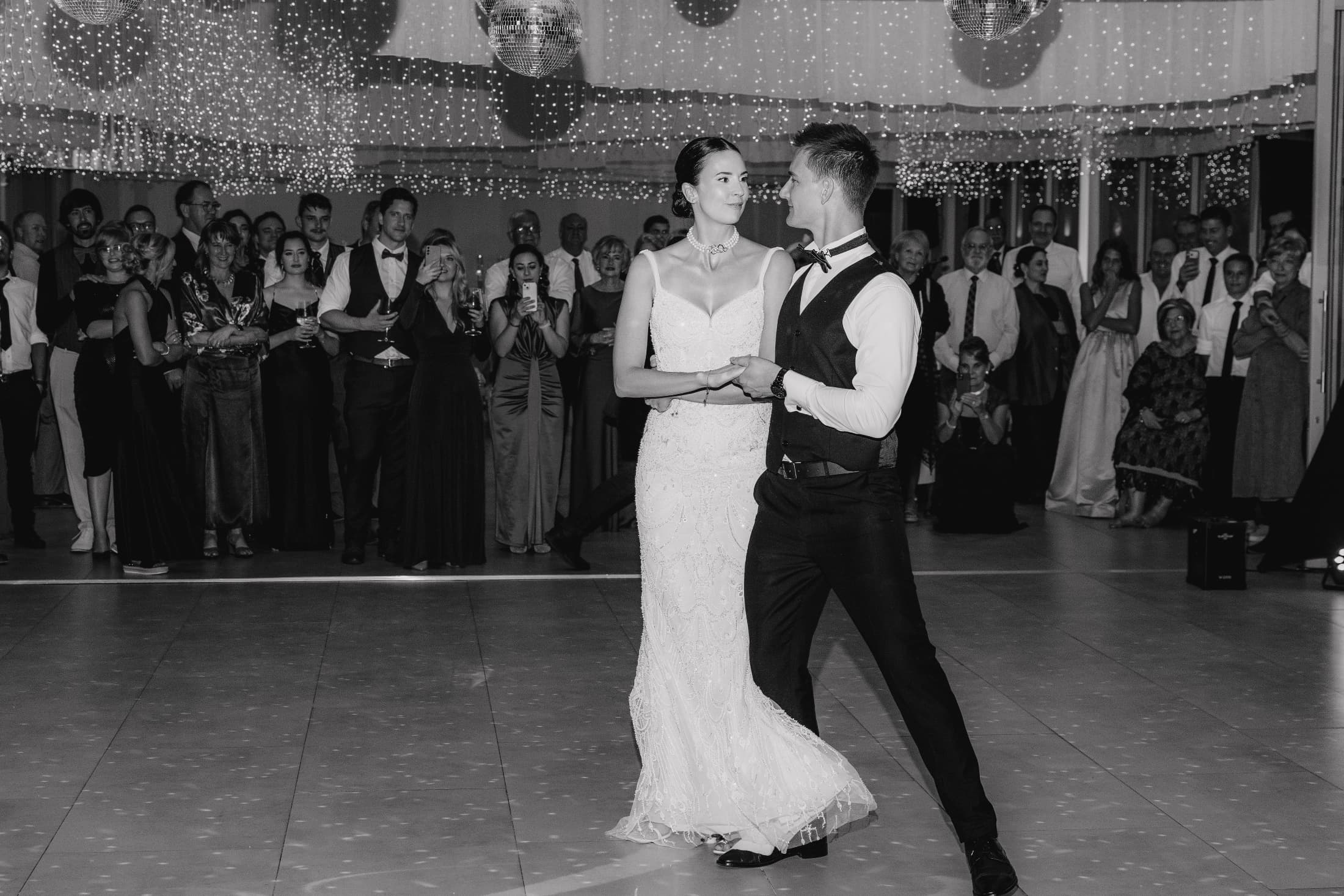 After dark, a wedding day at STAY